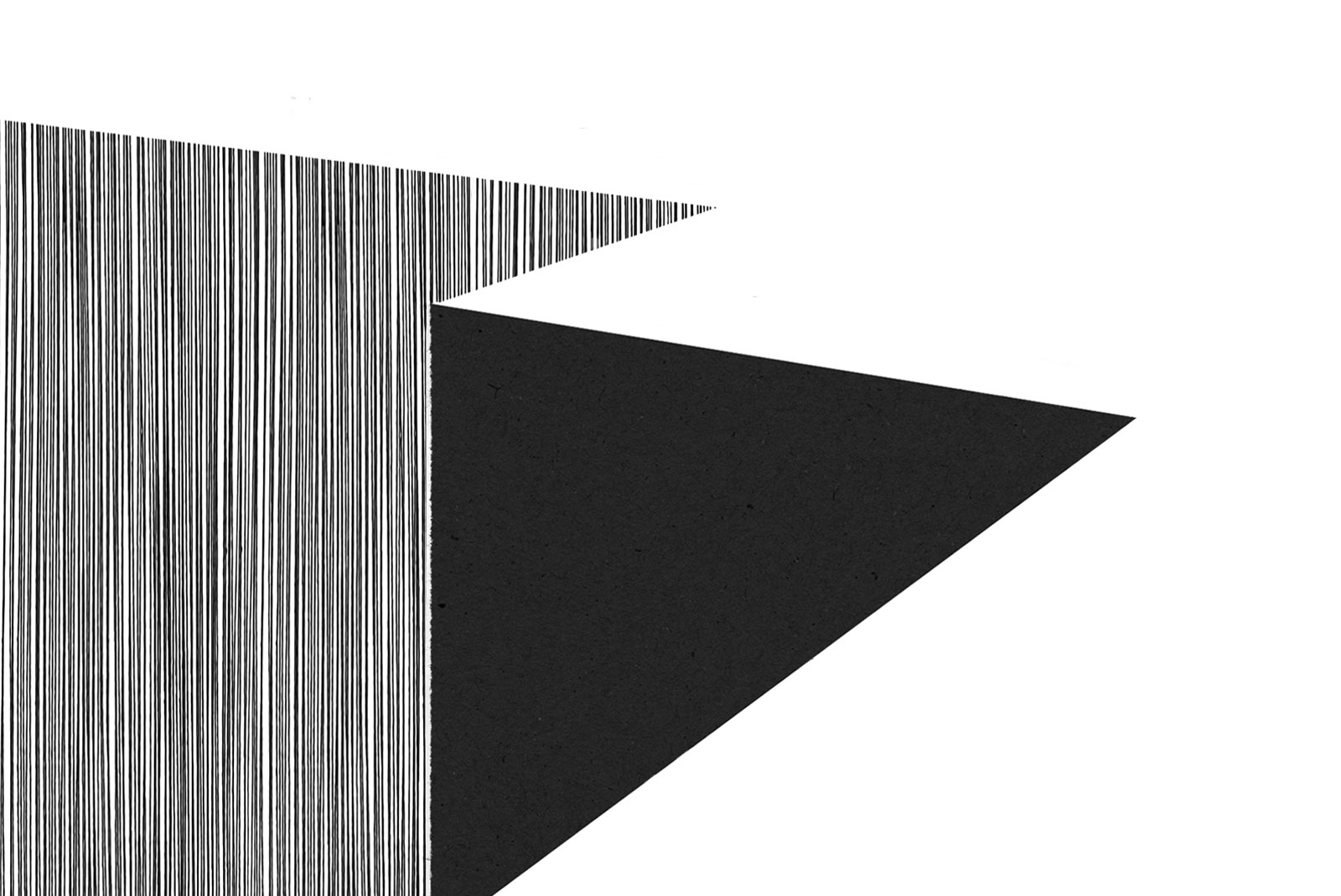 Drawing of a chasm. (Artwork by Lucy Scott.)