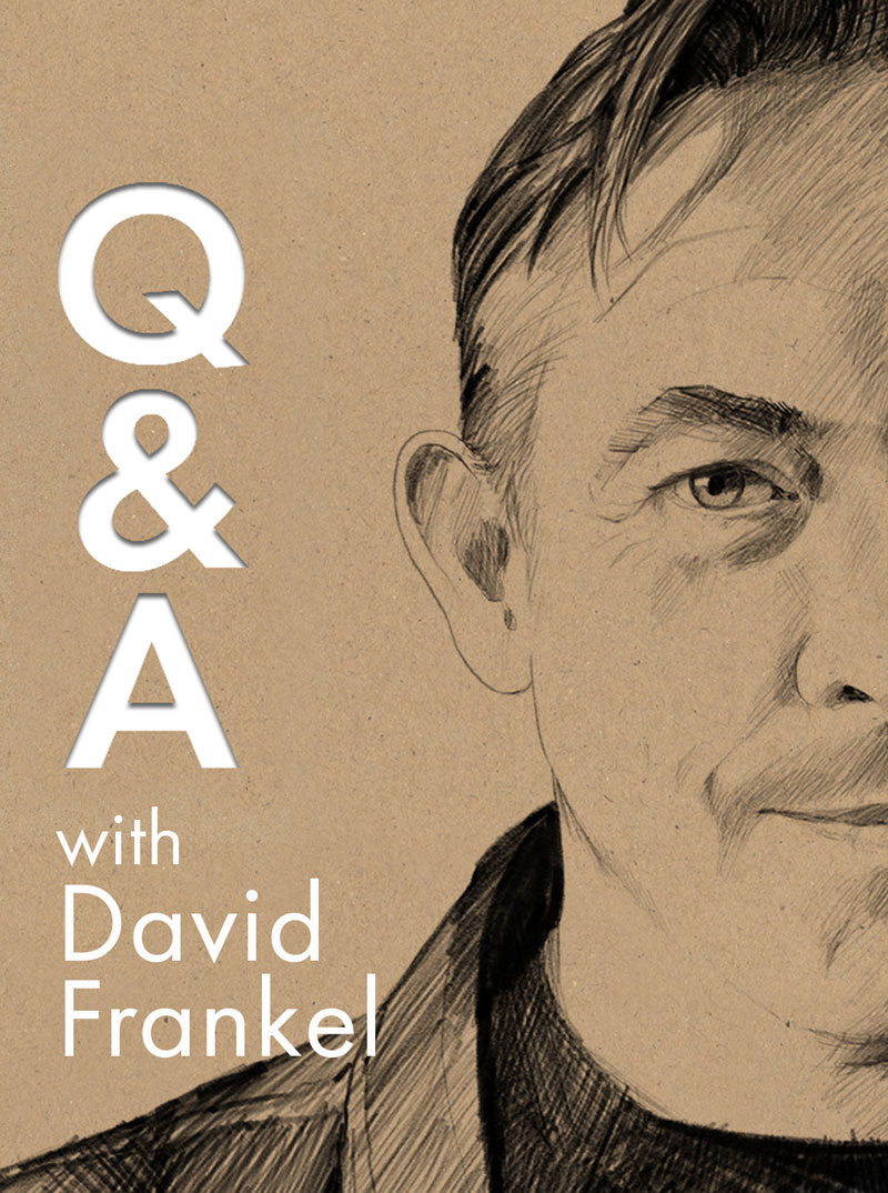 Drawing of David Frankel.