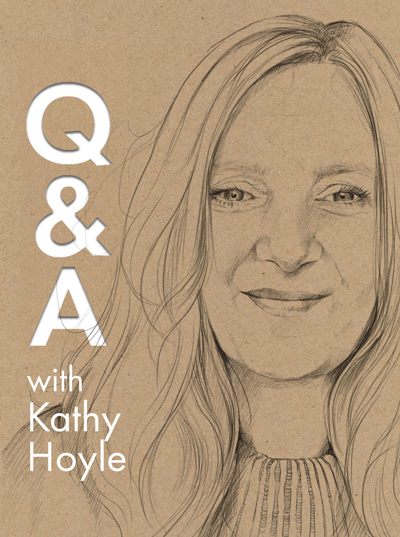 Drawing of Kathy Hoyle.
